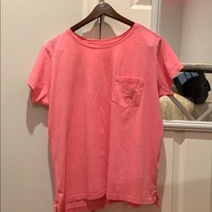Pink Vineyard Vines Logo Tee